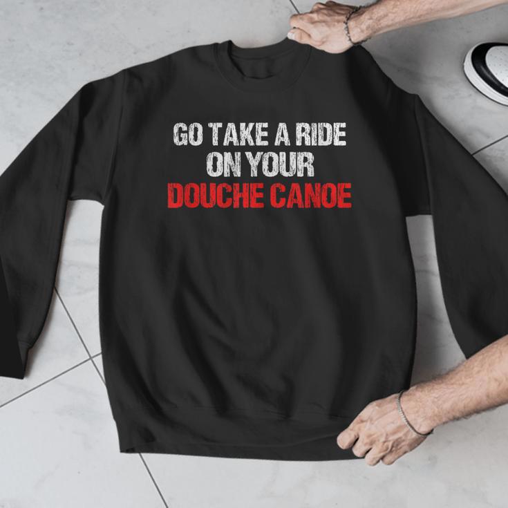 Douche Canoe Vulgar Profanity T-Shirt Men Graphic Sweatshirt Douche Canoe Vulgar Profanity T-Shirt Men Graphic Sweatshirt