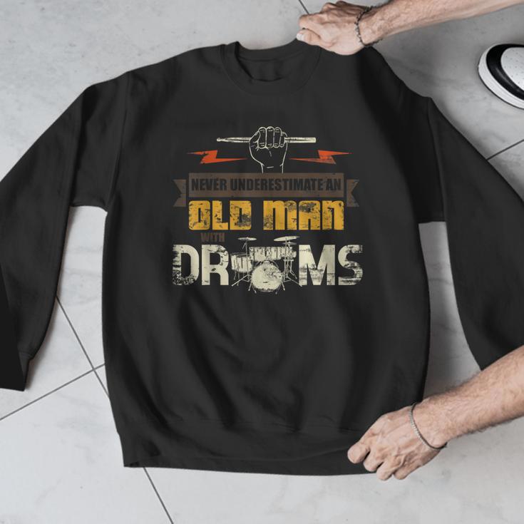 Drummer Drummer Pensioner Drum Kit Men Graphic Sweatshirt Drummer Drummer Pensioner Drum Kit Men Graphic Sweatshirt
