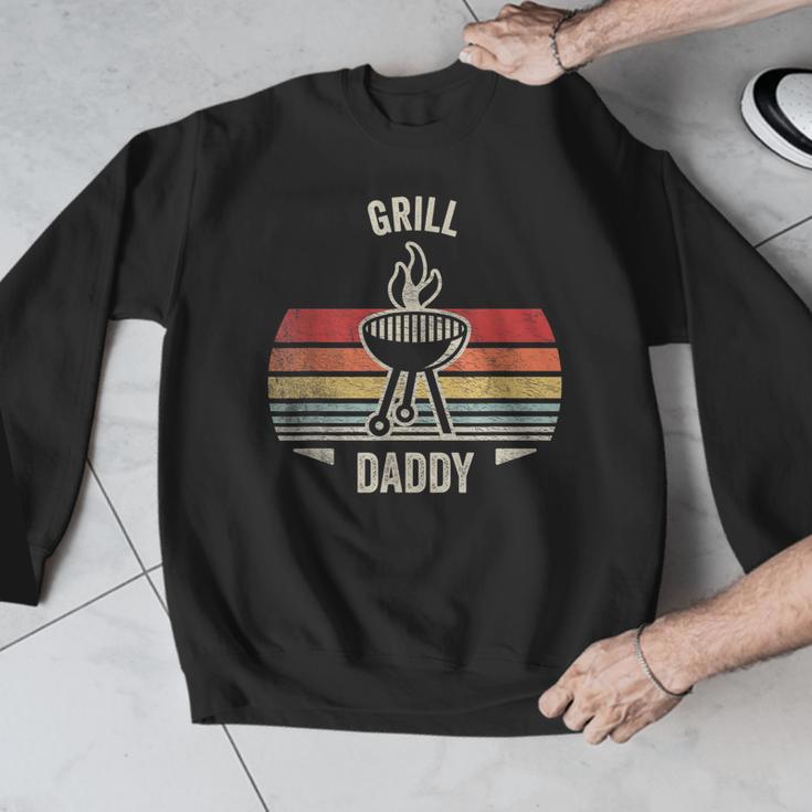 Grill Daddy BBQ Dad Retro Vintage Grilling Graphic Men Graphic Sweatshirt Grill Daddy BBQ Dad Retro Vintage Grilling Graphic Men Graphic Sweatshirt