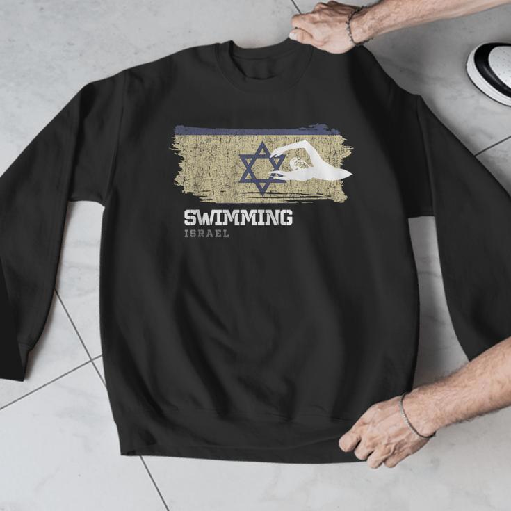 Israel Swimming Swimmer Water Sports Swimming Men Graphic Sweatshirt Israel Swimming Swimmer Water Sports Swimming Men Graphic Sweatshirt