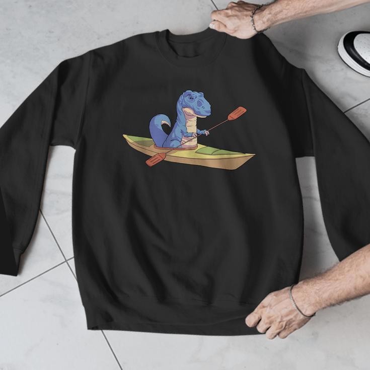 KayakRex Dinosaur Canoe Shirt Kayak For Children Men Graphic Sweatshirt