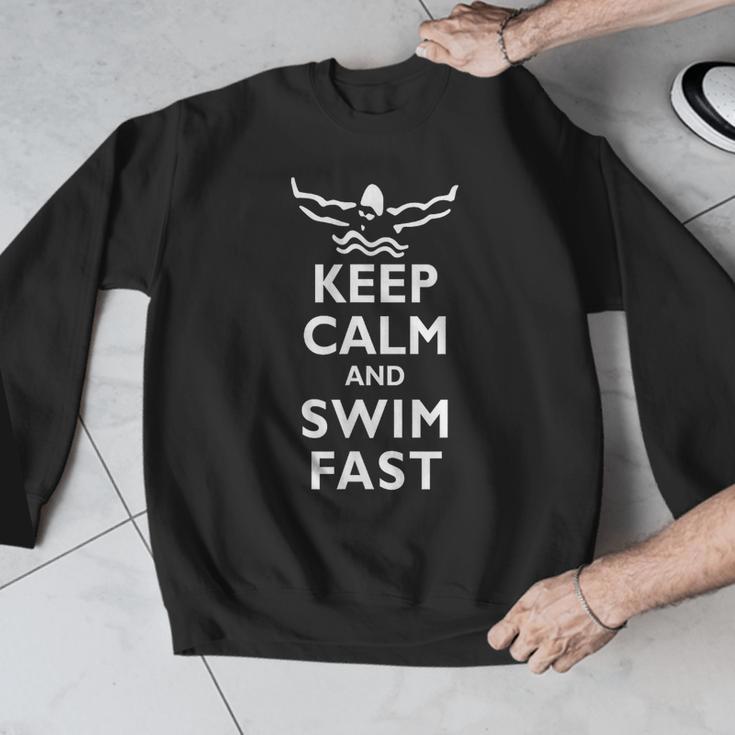 Keep Calm And Swim Fast Butterfly Swimming T-Shirt Men Graphic Sweatshirt Keep Calm And Swim Fast Butterfly Swimming T-Shirt Men Graphic Sweatshirt