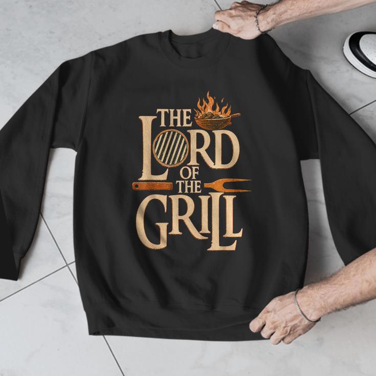 Lord Of The Grill BBQ Daddy Nerd Dad Men Graphic Sweatshirt Lord Of The Grill BBQ Daddy Nerd Dad Men Graphic Sweatshirt