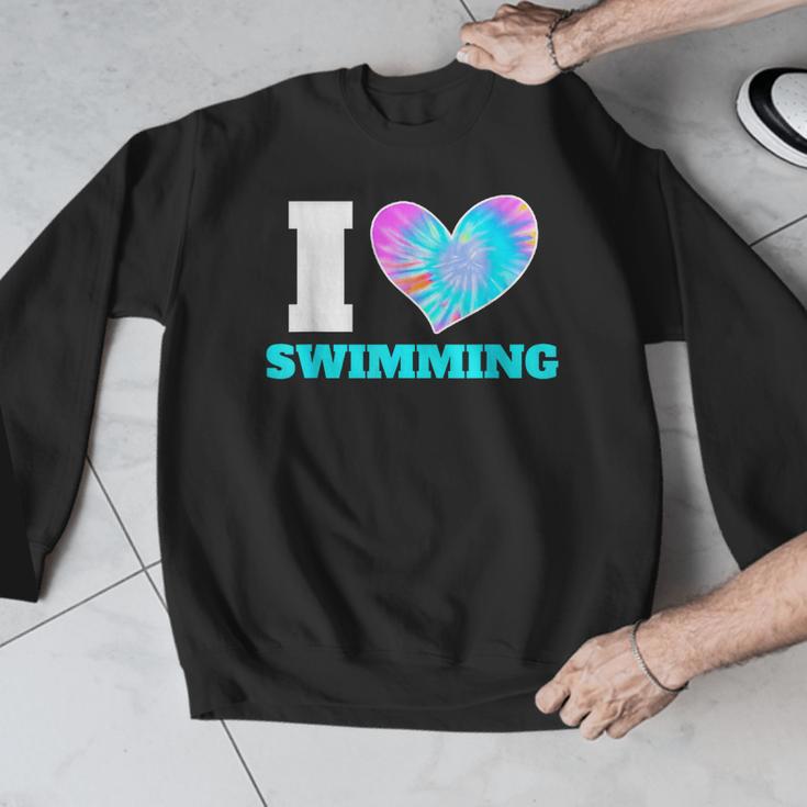 I Love Swimming Swimmer Swim Men Graphic Sweatshirt I Love Swimming Swimmer Swim Men Graphic Sweatshirt