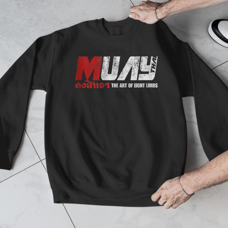 Martial Arts Muay Thai Men Graphic Sweatshirt Martial Arts Muay Thai Men Graphic Sweatshirt