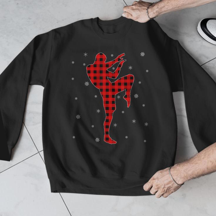 Matching Muay Thai Martial Arts Christmas Pajama Men Graphic Sweatshirt Matching Muay Thai Martial Arts Christmas Pajama Men Graphic Sweatshirt