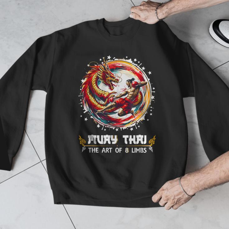 MMA Thai Boxing Art Of Eight Limbs Combat Muay Thai Men Graphic Sweatshirt MMA Thai Boxing Art Of Eight Limbs Combat Muay Thai Men Graphic Sweatshirt