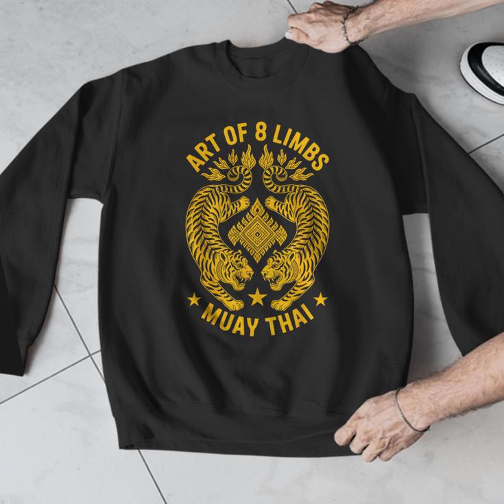 Muay Thai Art Of 8 Limbs Thai Boxing Men Graphic Sweatshirt Muay Thai Art Of 8 Limbs Thai Boxing Men Graphic Sweatshirt