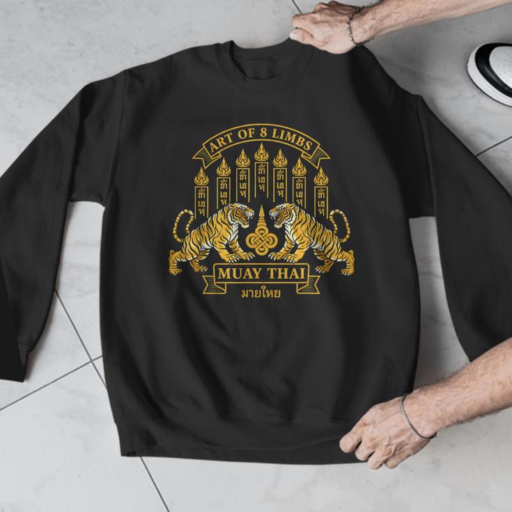 Muay Thai Art Of 8 Limbs Tiger Martial Arts Men Graphic Sweatshirt Muay Thai Art Of 8 Limbs Tiger Martial Arts Men Graphic Sweatshirt