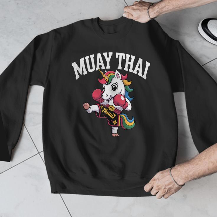 Muay Thai Art For Girls Kids Women Mixed Martial Arts Men Graphic Sweatshirt