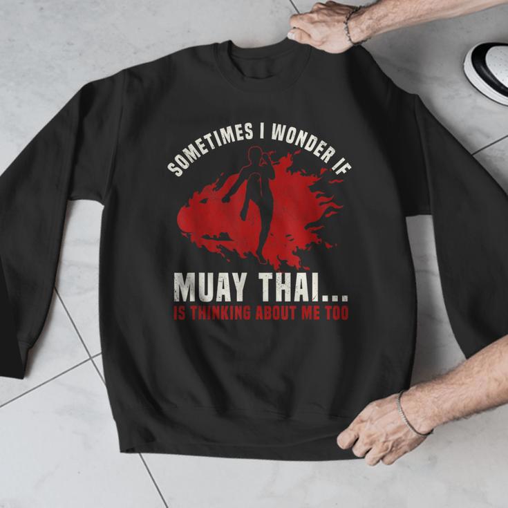 Muay Thai Boxing Teacher Kickboxing Martial Arts Instructor Men Graphic Sweatshirt Muay Thai Boxing Teacher Kickboxing Martial Arts Instructor Men Graphic Sweatshirt