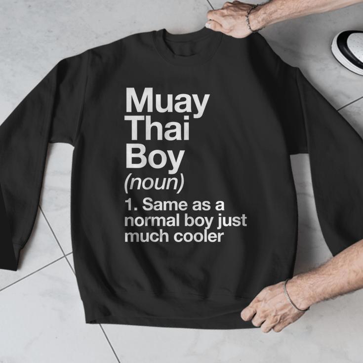 Muay Thai Boy Definition Martial Arts Sports Men Graphic Sweatshirt Muay Thai Boy Definition Martial Arts Sports Men Graphic Sweatshirt