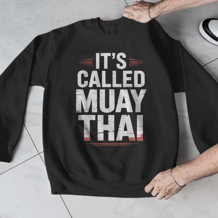 Muay Thai Condition Humor Lifestyle Identity Training Men Graphic Sweatshirt