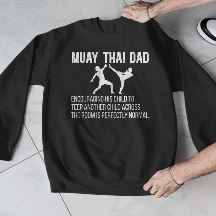 Muay Thai Dad Definition Muay Thai Father Men Graphic Sweatshirt