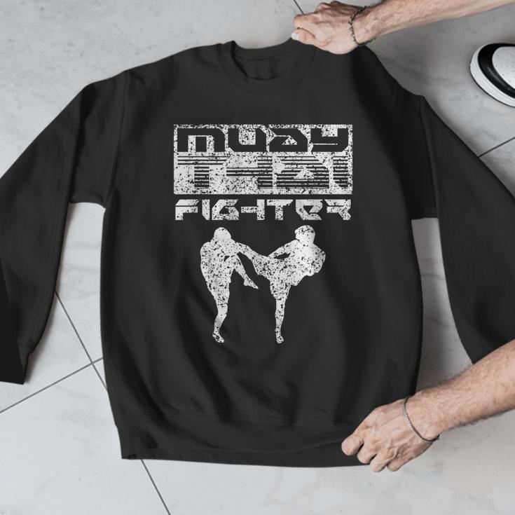 Muay Thai Fighter Boxing Martial Arts Men Graphic Sweatshirt
