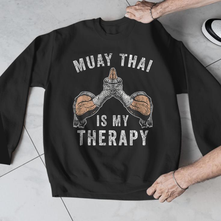Muay Thai Fighter Martial Arts Sport Muay Thai Men Graphic Sweatshirt