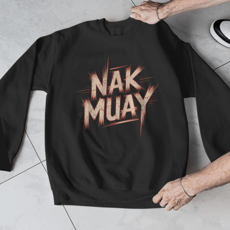 Muay Thai Fighter Nak Identity Training Practitioner Proud Men Graphic Sweatshirt Muay Thai Fighter Nak Identity Training Practitioner Proud Men Graphic Sweatshirt