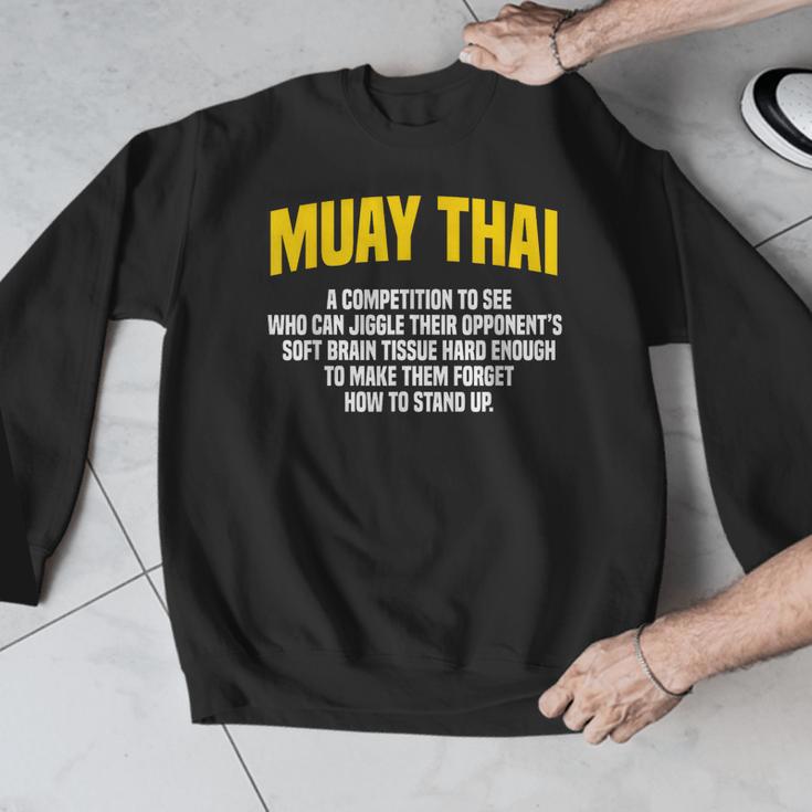 Muay Thai Martial Arts Combat Sports Men Graphic Sweatshirt