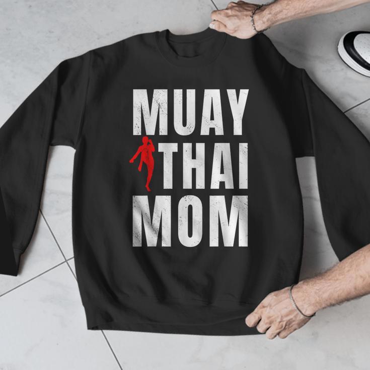 Muay Thai Mom Martial Artis Combat Sports Mother's Day Men Graphic Sweatshirt Muay Thai Mom Martial Artis Combat Sports Mother's Day Men Graphic Sweatshirt