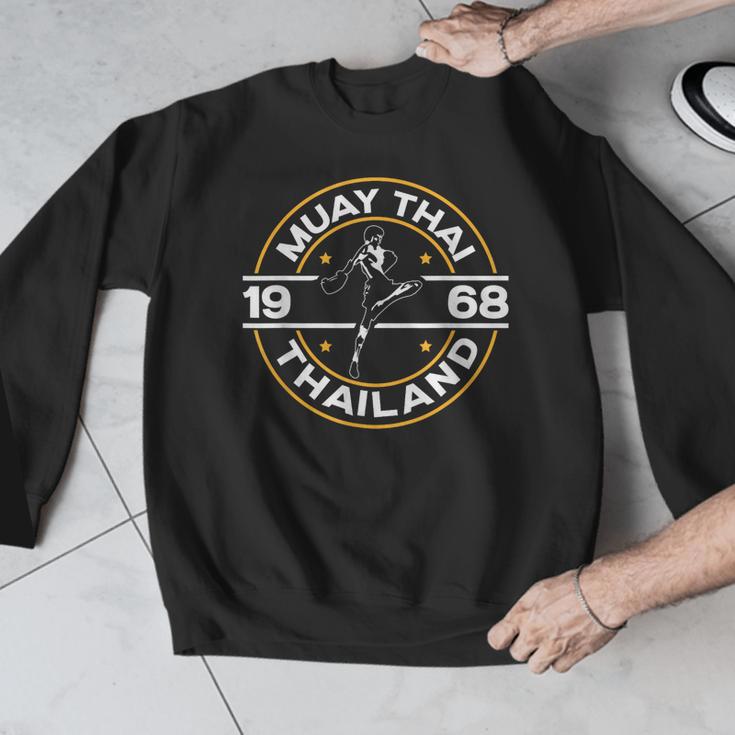 Muay Thai Thailand Fighter Fighting Combat 1969 Thai Boxing Men Graphic Sweatshirt Muay Thai Thailand Fighter Fighting Combat 1969 Thai Boxing Men Graphic Sweatshirt