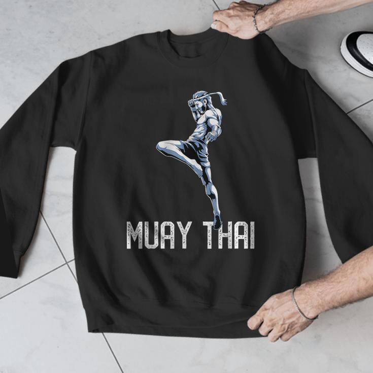 Muay Thai Tiger Nak Muay Kickboxing Men Graphic Sweatshirt Muay Thai Tiger Nak Muay Kickboxing Men Graphic Sweatshirt