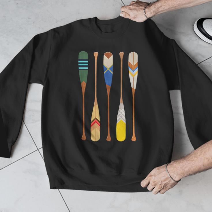 Paddle Canoe Men Graphic Sweatshirt