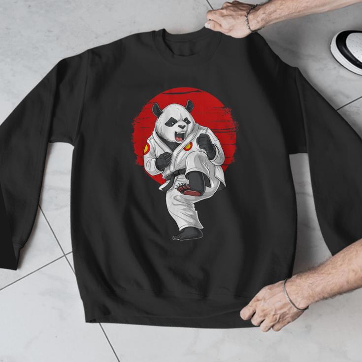 Panda Bear Karate Kickboxing Muay Thai Martial Arts Men Graphic Sweatshirt Panda Bear Karate Kickboxing Muay Thai Martial Arts Men Graphic Sweatshirt