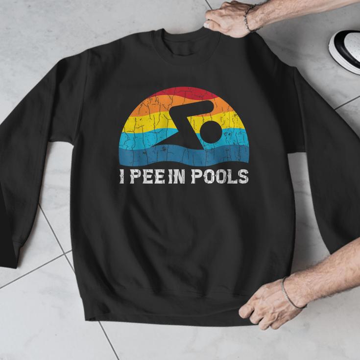 I Pee In Pools Swimmer Swimming Coach Player Graphic Men Graphic Sweatshirt I Pee In Pools Swimmer Swimming Coach Player Graphic Men Graphic Sweatshirt
