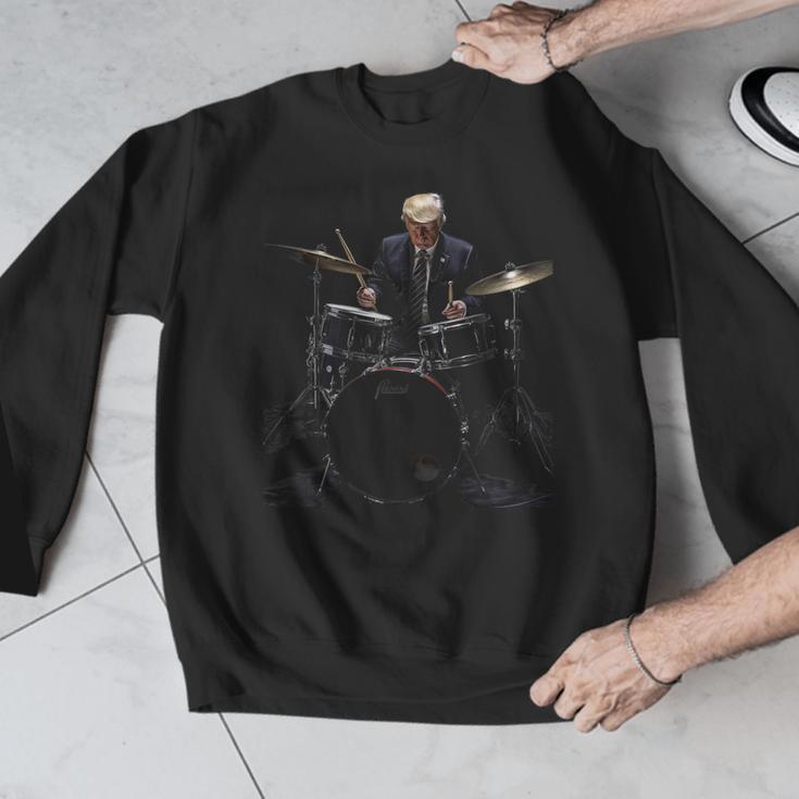 Percussion Player Drumset Retro Drum Kit Percussionist Trump Drummer Drums 2024 -Adults Men Graphic Sweatshirt Percussion Player Drumset Retro Drum Kit Percussionist Trump Drummer Drums 2024 -Adults Men Graphic Sweatshirt