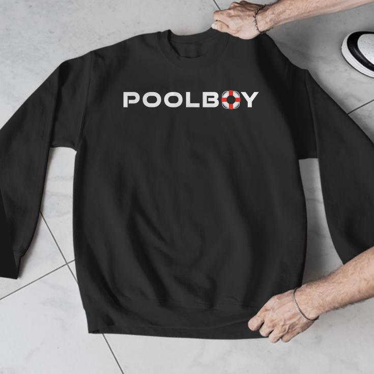 Pool Boy Swimming Pool Lifeguard Men Graphic Sweatshirt Pool Boy Swimming Pool Lifeguard Men Graphic Sweatshirt