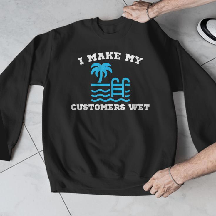 Pool Boy For Swimming Pool Service Guy Men Graphic Sweatshirt