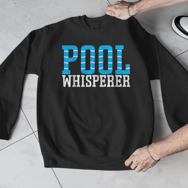 Pool Guy Pool Whisperer Boy Men Swimming Pool Men Graphic Sweatshirt