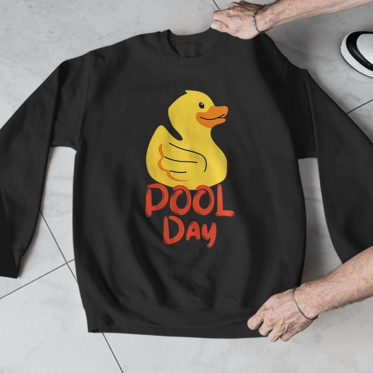 Pool Swimming Day Men Graphic Sweatshirt Pool Swimming Day Men Graphic Sweatshirt