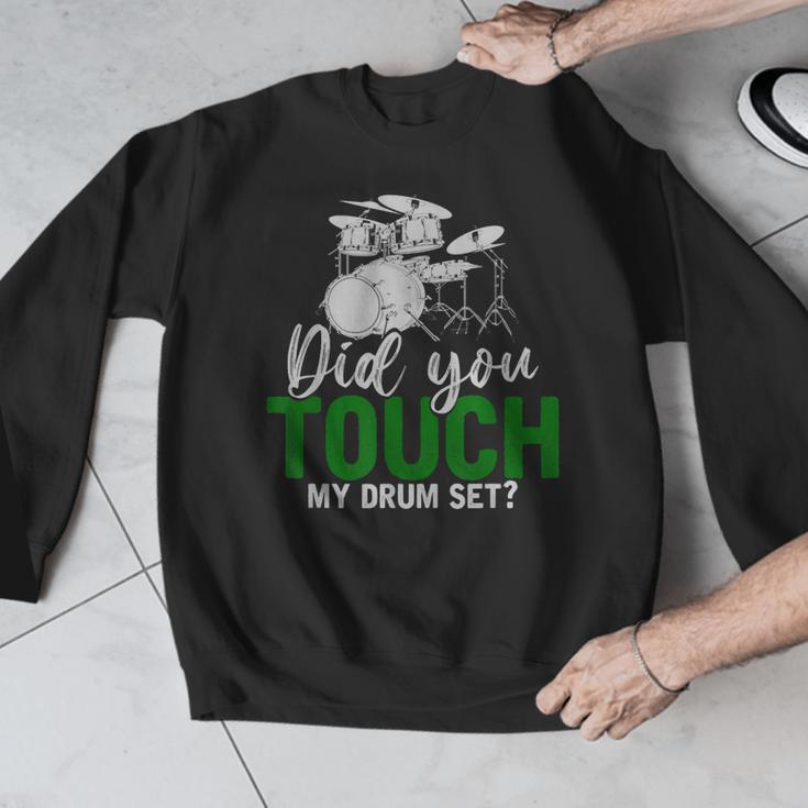Rock Musical Instrument Band Drummer Drum Kit Men Graphic Sweatshirt