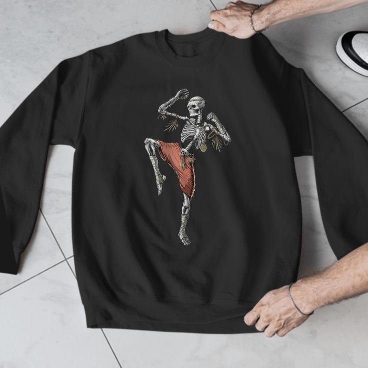 Skeleton Muay Thai Boxing Karate Kickboxing Martial Arts Men Graphic Sweatshirt Skeleton Muay Thai Boxing Karate Kickboxing Martial Arts Men Graphic Sweatshirt