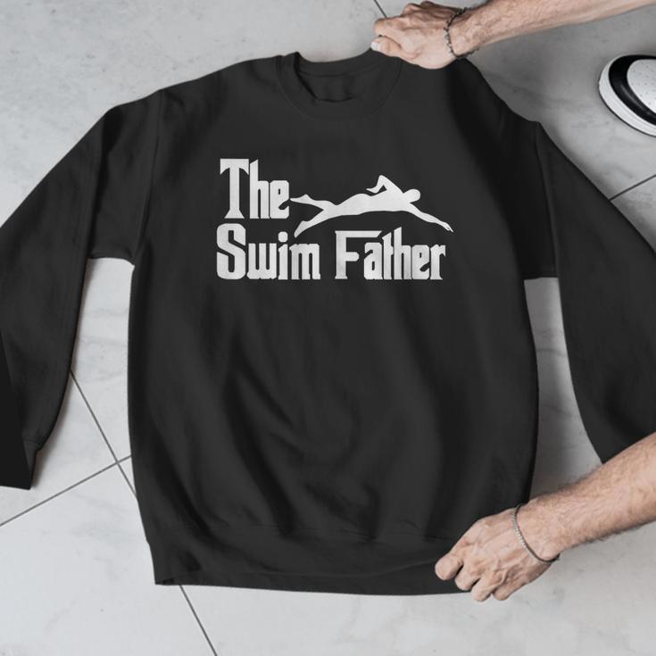 The Swim Father Swimming Dad Swimmer Men Graphic Sweatshirt The Swim Father Swimming Dad Swimmer Men Graphic Sweatshirt