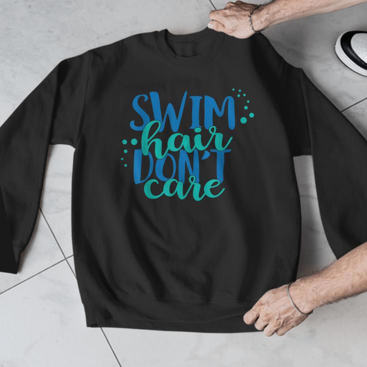 Swim Hair Dont Care Swimming AttitudeShirt Men Graphic Sweatshirt Swim Hair Dont Care Swimming AttitudeShirt Men Graphic Sweatshirt