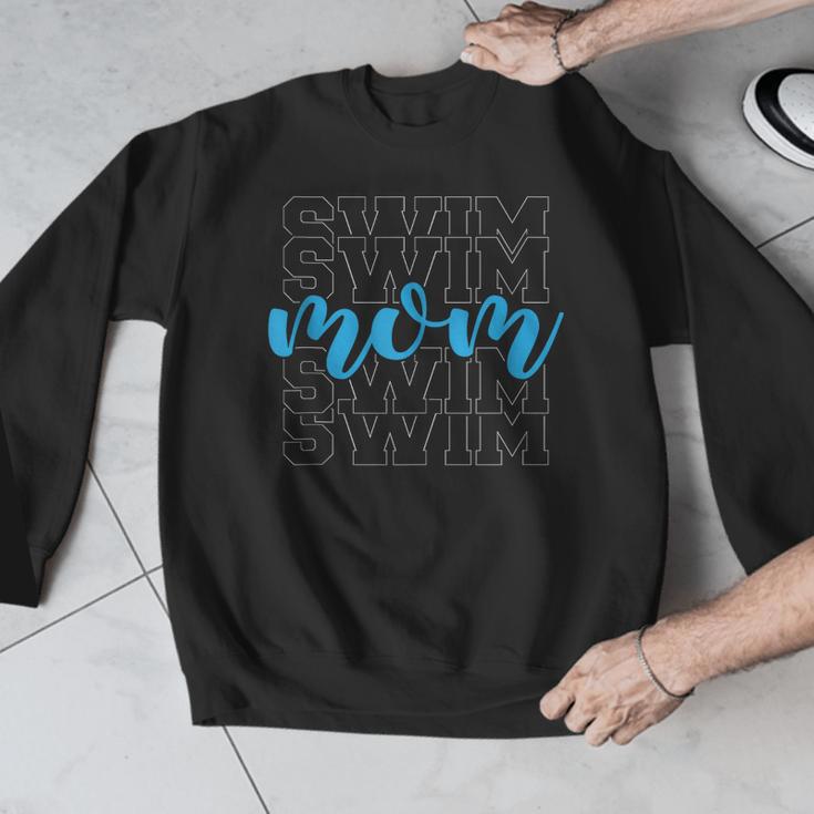 Swim Mom For Mothers Swimming Men Graphic Sweatshirt Swim Mom For Mothers Swimming Men Graphic Sweatshirt