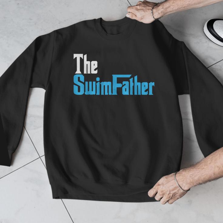 The SwimFather Saying Tee For Swimming Fatehrs Men Graphic Sweatshirt The SwimFather Saying Tee For Swimming Fatehrs Men Graphic Sweatshirt
