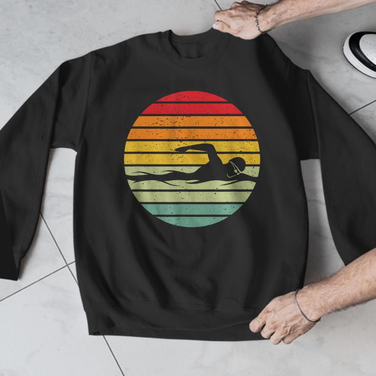 Swimming & Water Sport Vintage For Swimmers & Swim Coaches Men Graphic Sweatshirt Swimming & Water Sport Vintage For Swimmers & Swim Coaches Men Graphic Sweatshirt