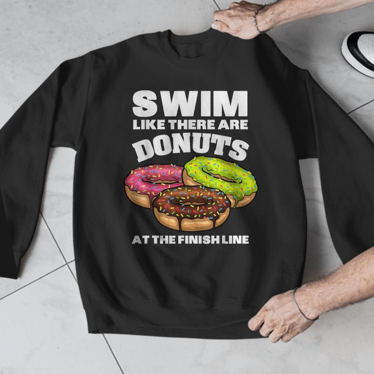 Swimming Donut Men Women Swimmer Sports Athlete Men Graphic Sweatshirt Swimming Donut Men Women Swimmer Sports Athlete Men Graphic Sweatshirt