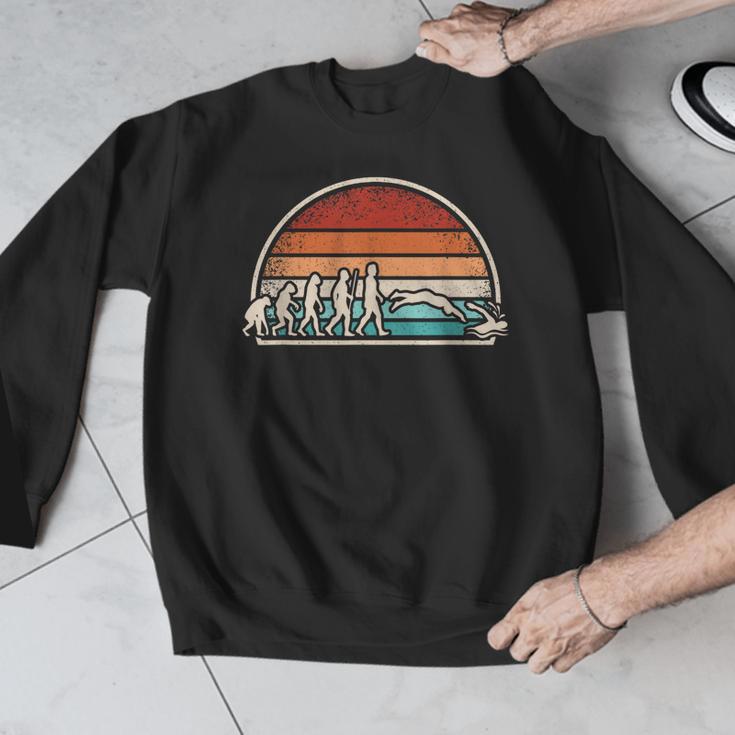 Swimming Evolution Retro Swim Swimmer Men Women Men Graphic Sweatshirt Swimming Evolution Retro Swim Swimmer Men Women Men Graphic Sweatshirt