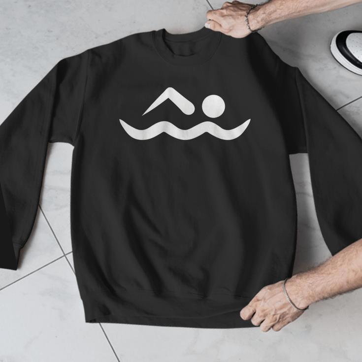 Swimming Icon Men Graphic Sweatshirt