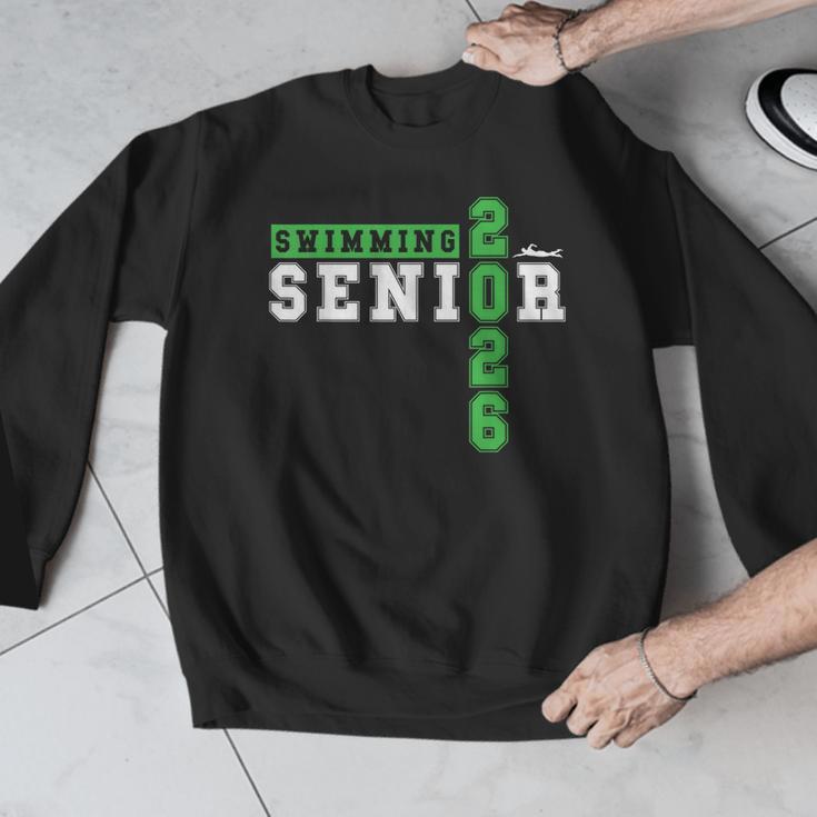 Swimming Senior Night Swim Senior 2026 Graduation 33 Men Graphic Sweatshirt Swimming Senior Night Swim Senior 2026 Graduation 33 Men Graphic Sweatshirt