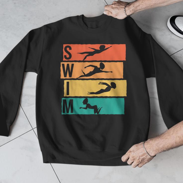 Swimming Swim Men Graphic Sweatshirt