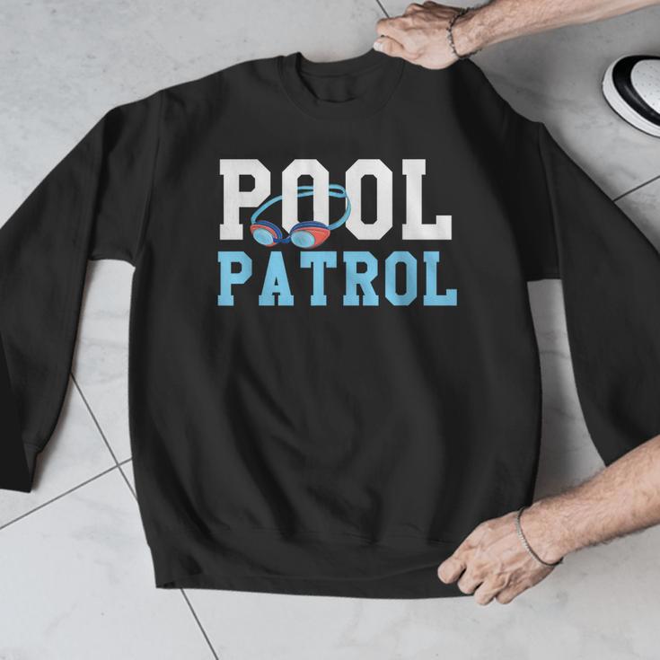 Swimming Swimmer Swim Pool Patrol Coach Dad Men Graphic Sweatshirt Swimming Swimmer Swim Pool Patrol Coach Dad Men Graphic Sweatshirt