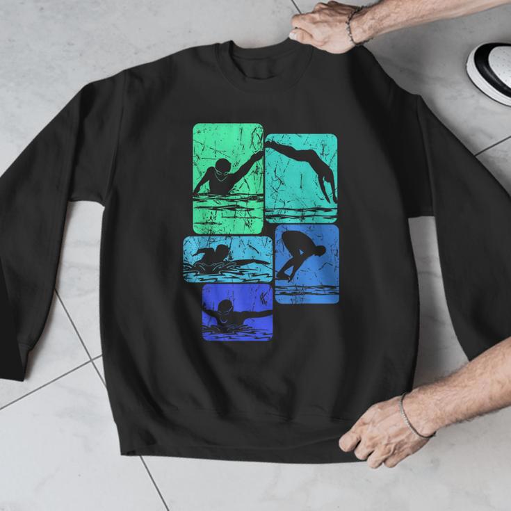 Swimming Swimmers Men Graphic Sweatshirt Swimming Swimmers Men Graphic Sweatshirt