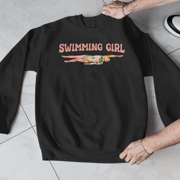 Swimming Swimming Water Sports Swimmer Men Graphic Sweatshirt Swimming Swimming Water Sports Swimmer Men Graphic Sweatshirt