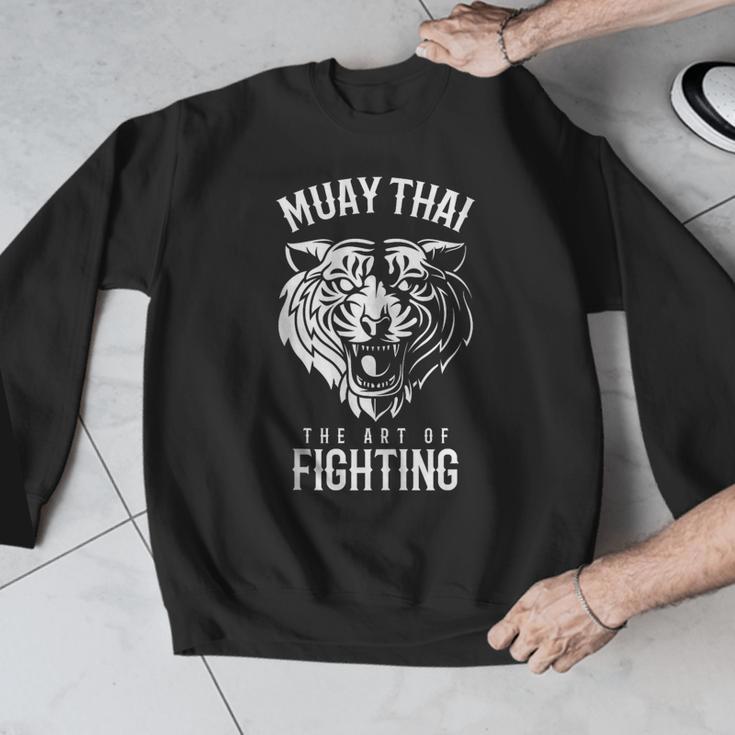 Tiger Muay Thai And Kickboxing Men Graphic Sweatshirt Tiger Muay Thai And Kickboxing Men Graphic Sweatshirt