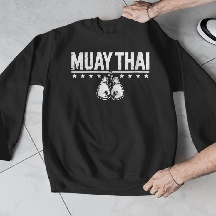 Women's Cute Muay Thai Art For Men Women Kids Muay Thai Lovers Men Graphic Sweatshirt
